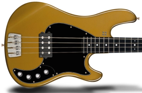 Sandberg California Central 4 Pickguard, Schwarz